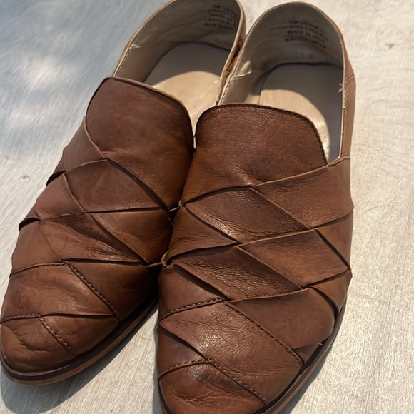 Roolee Braided Tan Genuine Leather Loafers/Slip On Shoes - Picture 10 of 11